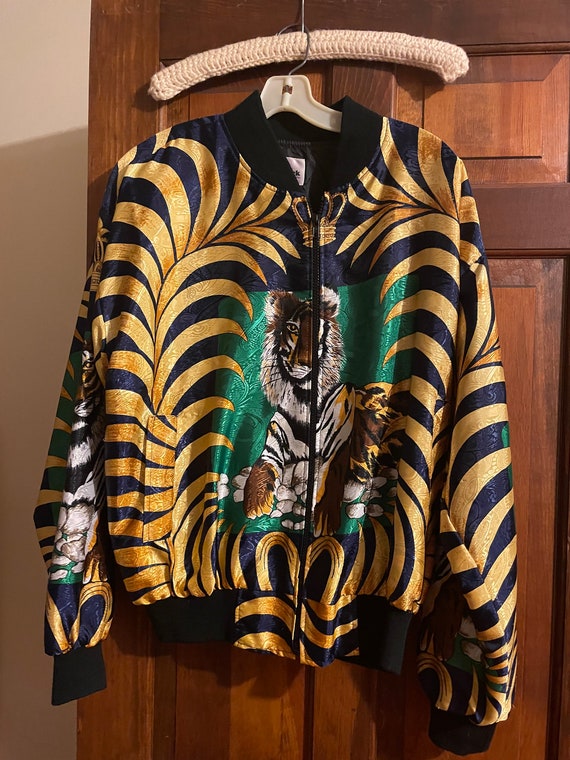 Vintage Silky Tiger Zip Jacket