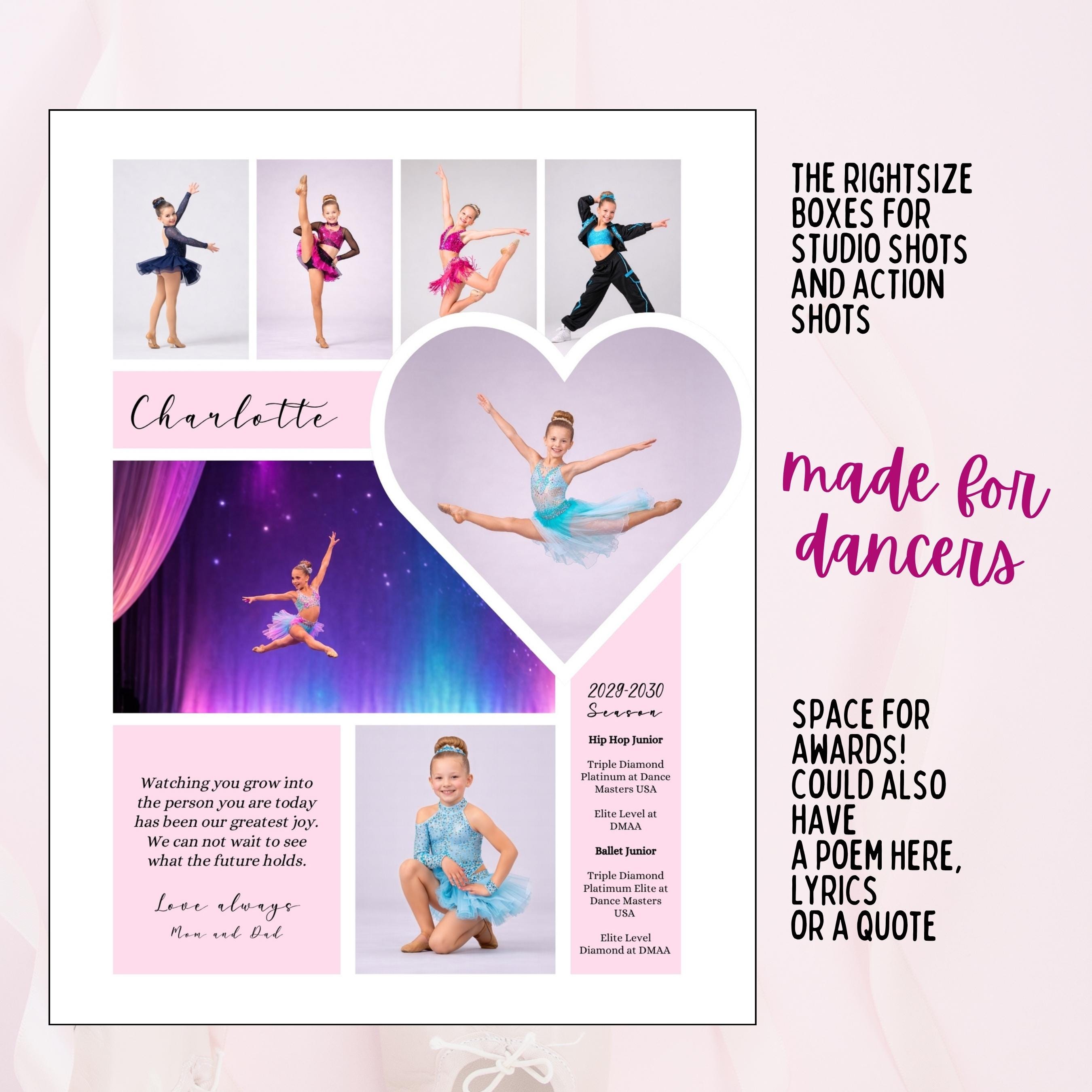 Dance Recital Ad | Yearbook Ad Template Full Page | Editable Ballet ...