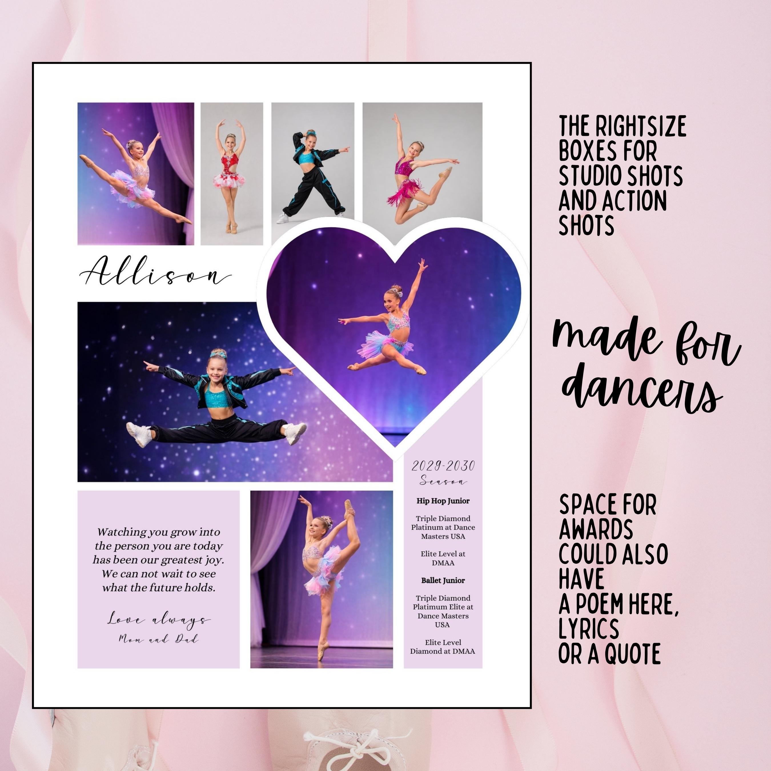 Dance Program Message Example Full Page Dance Recital Program Ad Canva Template | Editable Dancer ...