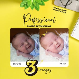 Photo Editing Bulk Order: Professional Image Correction, Object Removal, Retouching, Fast Digital Delivery (3 Images)