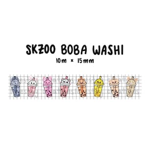 SKZOO Boba Washi Tape