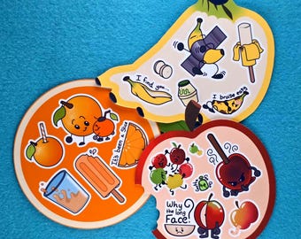 Fruit Mini Sticker Sheets / Sticker Pack