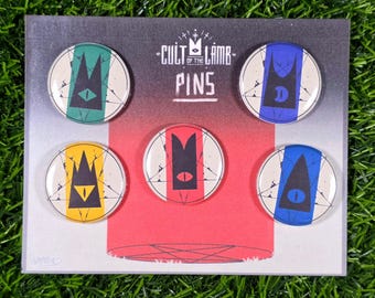 Cult of the Lamb Pins // Pin Pack // Button Pack