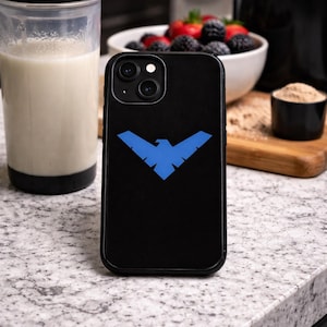 Nightwing Batman iPhone Hülle | Magnetische stoßfeste Hülle | Batman Cosplay | DC Comics Fan, Comic Fanartikel | Geschenke für Ihn
