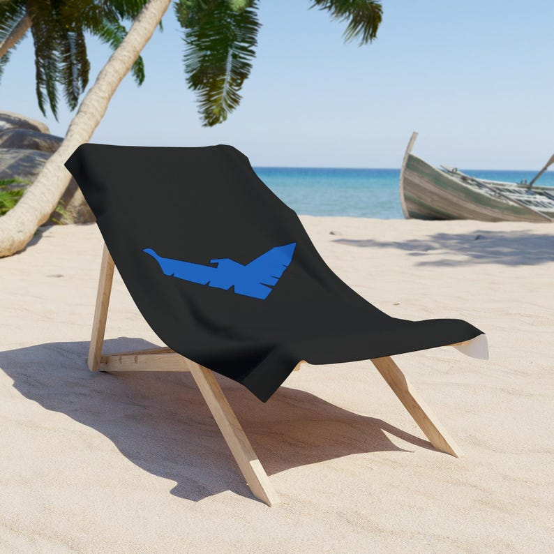 Nightwing Graphic Beach Towel | DC Batman Fan, Soft & Handmade DC Comics Fan, Comic Book Merchandise | Gifts for Him | Spiderman image 3