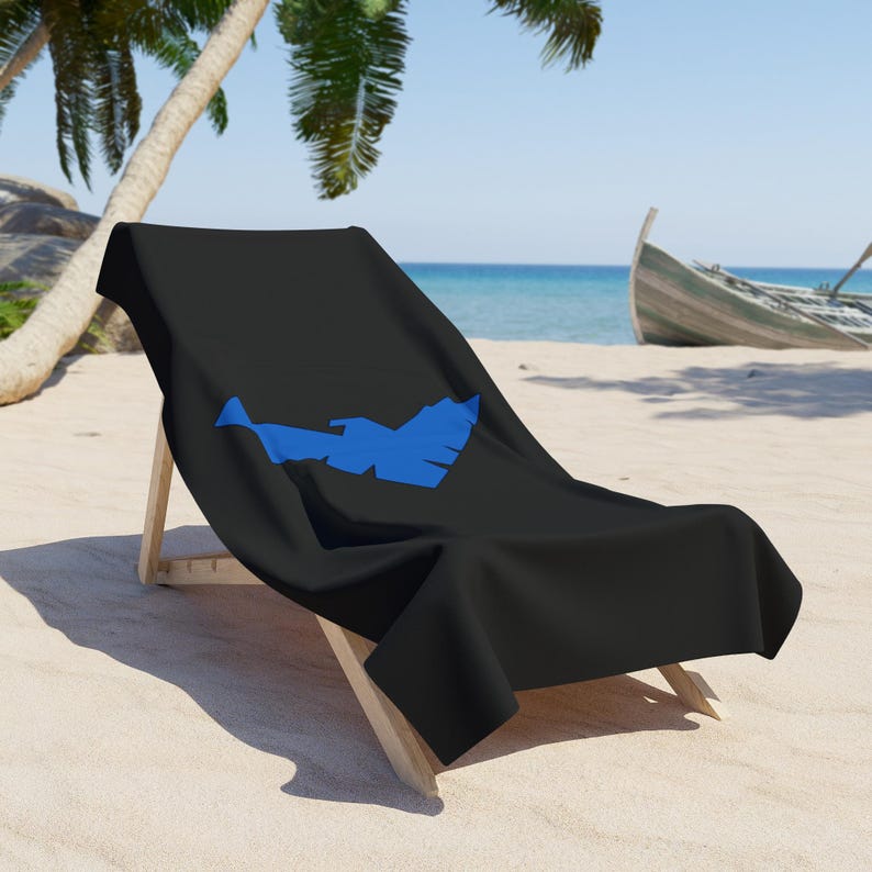 Nightwing Graphic Beach Towel | DC Batman Fan, Soft & Handmade DC Comics Fan, Comic Book Merchandise | Gifts for Him | Spiderman image 4