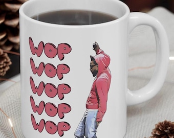 Kendrick Lamar Coffee Mug, Hip Hop Coffee Cup, Music Lover Gift, Rap Fan Merch, Hip Hop Kdot Coffee Mug, 11oz Drake, Tyler the Creator Rap