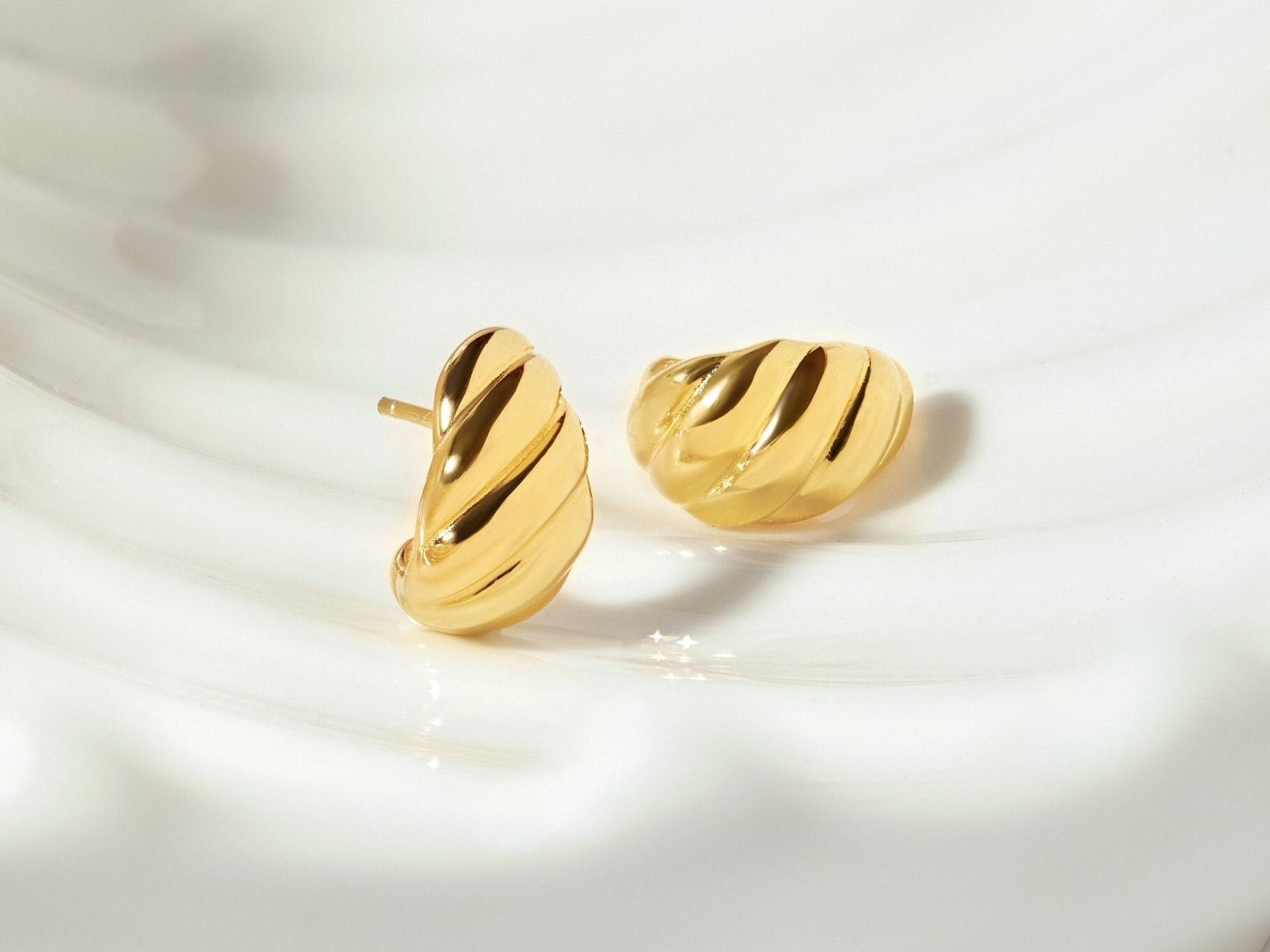 ゴルド　18k EARRINGS 18K Gold Earrings With Zirconias. Ref 279945 | eBay