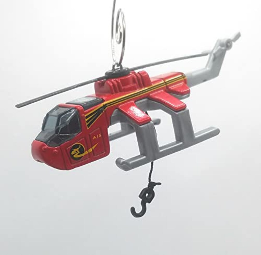 Christmas Ornament for Helicopter Airlift Cargo Red Etsy