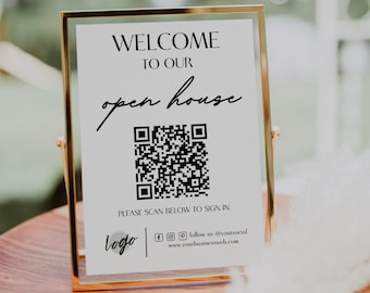 Welcome To Our OPEN HOUSE: QR Code-Enabled Guest Registration