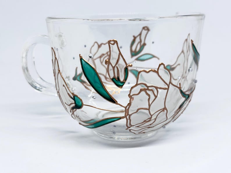 Large coffee mug with white flowers set of 2 set coffee mugs coffee mug with rhinestones set coffee mug set of 4 coffee mug set of 6 coffee mugs custom coffee mug mothers day coffee mug beautiful coffee mug special gift for woman coffee mug botanical design stylish coffee mug americano coffee mug coffee mug with big capacity hand painted coffee mug handmade coffee mug glass painted mug glass painted cup big set option glassware artisan glassware unique coffee mug set one of a kind coffee mug