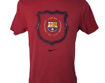 Vintage T-Shirt, Nike T-Shirt, Red T-Shirt, Barcelona T-Shirt, Size S T-Shirt