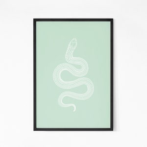 Snake Print | Boho Wall Art | Digital Wall Art | Home Decor