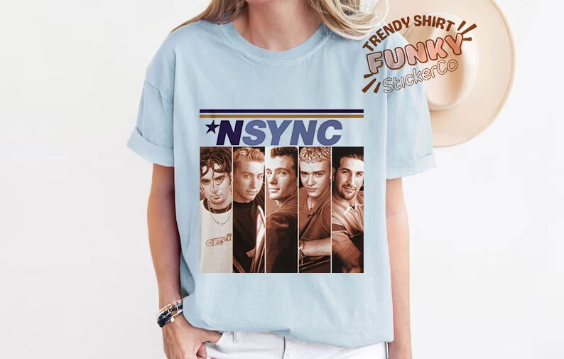 Vintage Nsync Boy Band Tshirt in My Nsync Reunion Era Etsy