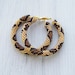 Leopard Print Hoop Earrings PDF Pattern Files, Beaded Big Hoops Ear ...