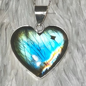 Labradorite Pendant 925 Sterling Silver Pendant Labradorite Gemstone Pendant for Necklace Handmade Jewelry Labradorite Jewelry Gift For Her