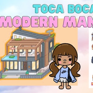 Toca Boca Paper  Modern Mansion (all items)/ Quiet book pages / Printable Paper crafts