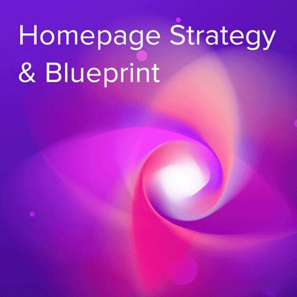 Website Homepage Blueprint