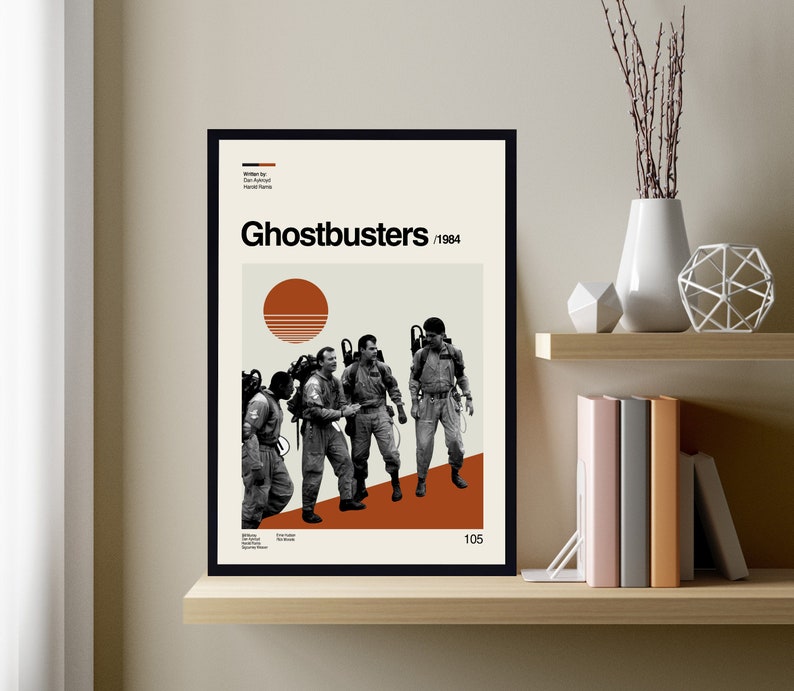 Ghostbusters Movie Poster, Bill Murray, Ghostbusters Movie, Abstract ...