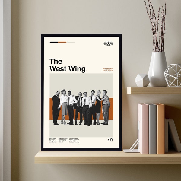 The West Wing Posters, The West Wing Movie, Minimalist Art, Movie Poster, Vintage Retro, Modern Art Print, Home Decor, Gifts For Him