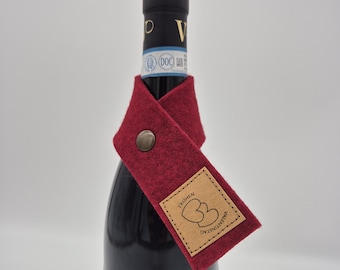 Atrapagotas para botellas de vino tinto para San Valentín, evita manchas de vino, idea de regalo, bebedor de vino, mensaje de San Valentín, decoración de mesa