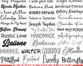 Fonts Svg Bundle, Ultimate Fonts, Varsity font svg, Script Fonts, Crafting font, Sport Font Svg, Script Font, Digital Font, Instant Download
