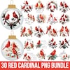 Cardinal Winter Clipart, Birch Tree Forest, JPG & PNG (digital Download ...
