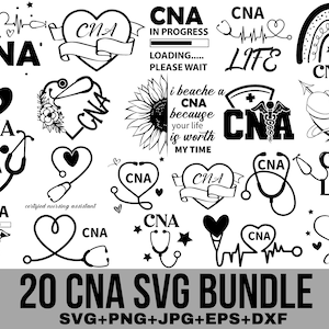 CNA Svg Bundle, Nurse Svg, Nurse Mom, Medical Svg, Nursing Svg, Nurse Life Svg, Nurse Assistant Svg, Cna Life, Nurse Shirt Svg, For Cricut