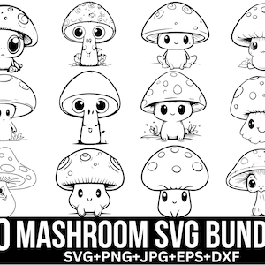 Mushroom Svg Bundle, Celestial Mushroom, Mushroom shirt Svg, Floral Mushroom Svg, Magic Mushroom Svg, Mushroom Clipart, Cricut, Silhouette
