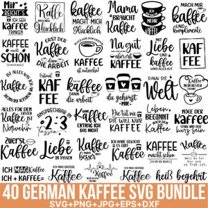Kaffee Plotter SVG, Kaffee Sprüche, Kaffee Sprüche, Cricut, Silhouette