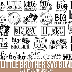Kleiner Bruder geschnitten Datei, Familie zwar, Monstertruck Zeichen, Familie Zeichen, Geschwister Zeichen, Kleinkind Zeichen, Bro für Cricut