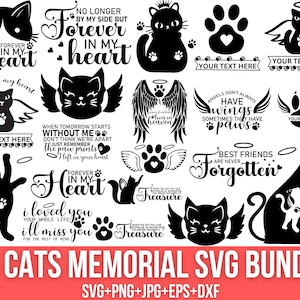 Paquete de SVG conmemorativos para mascotas, SVG con frases conmemorativas para mascotas, SVG con alas de ángel, SVG para amantes de los animales, SVG conmemorativo de mascotas, Mascota en el cielo, Archivos para Cricut