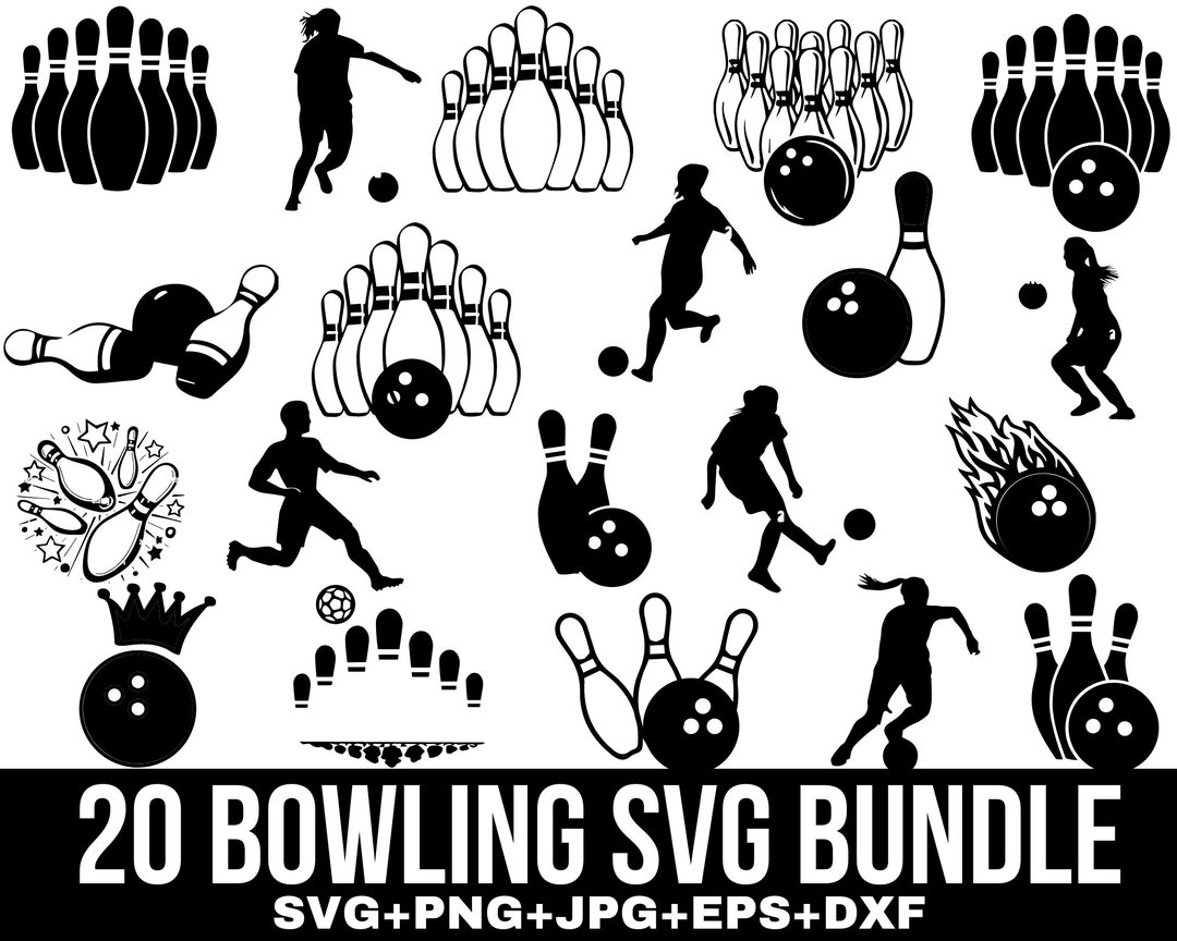 Bowling SVG Bundle, Bowling Player Svg, Bowling Shirt Svg, Bowling