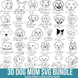 Hundemama svg Bundl, Hundezitaten svg, Hunderasse svg, Hundegesicht svg, Hundetattoo svg, Hundeliebhaber svg, Hundemama svg, Hundepapa svg, Cut Datei Cricut