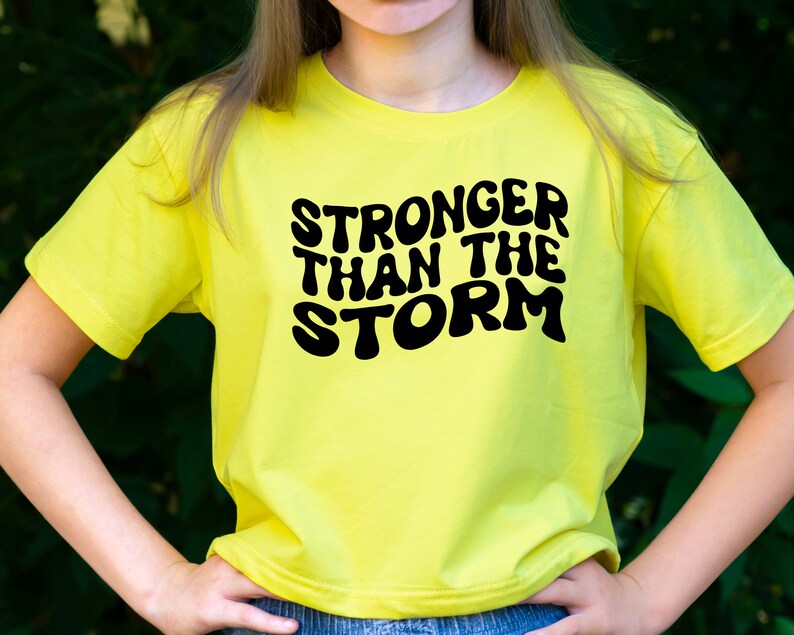 You Are Stronger Than The Storm Svg, Positive Qoutes, Sleeve svg, Love Yourself Svg, Trendy Shirt, Strong Women svg, Cut file for Cricut image 6