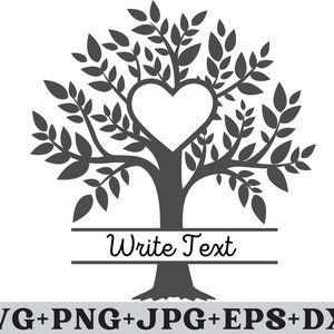 Stammbaum svg, Baum des Lebens svg, Baum Monogramm svg, Baum svg, Baum des Lebens svg, Cut Files for Cricut, Stammbaum Clipart