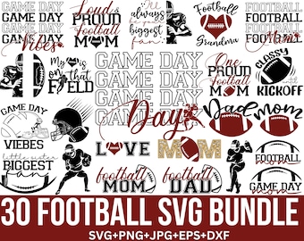 Football Svg Bundle, Football Quotes, Football Game Day, Messy Bun Football, Funny Football Sayings, Soccer Player, Football Mom For Cricut