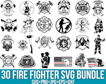 Firefighter svg Bundle, Dad firefighter svg, Fireman svg , Red Line Flag SVG, Fire Station svg, Fire Department svg, Cut Files For Cricut