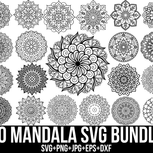 Mandala Muster, Mandala Muster, Mandala Muster, Mandala Muster, Mandala Monogramm, Mandala Clipart, Cricut