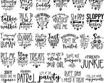 Dog Bandana Svg Bundle, Dog Bandana Png, Dog Quotes Svg, Funny Dog Svg, Dog svg, Dog Mom svg, Dog Lover Svg, Pet Bandana Svg, Cut for Cricut