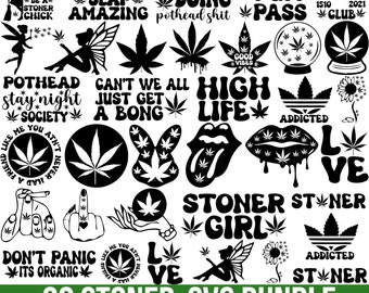 Stoner Svg Bundle, Weed Svg, Pot Leaf Svg, Xmas Cannabis Svg, Smoke Weed Svg, Pot Svg, Trippy Svg, Rolling tray Svg, Weed Leaf, For Cricut