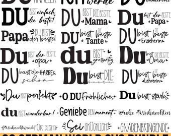 Christmas Candle Svg Bundle, German Lettering Svg, Christmas Candle Design Svg, German Svg, Candle Texts, Christmas Svg, Files for Cricut