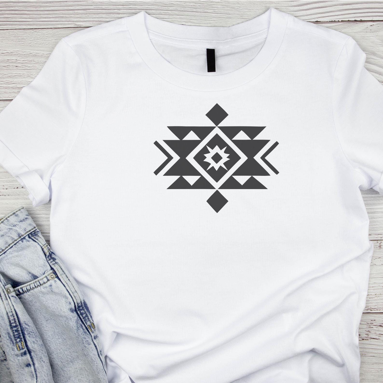 Aztec Svg Png Bundle, Aztec Pattern Svg, Western Svg, Cow Skull Svg ...