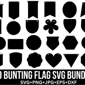Label Frames Svg Bundle, Bunting Banner Svg, Vintage Frames Svg, Banner Svg, Shapes Svg, Banner Template Svg, Frame Clipart, Cut For Cricut