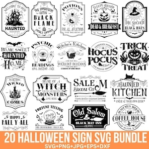 Halloween-Zeichen-Svg-Bundle, altes Halloween-Zeichen svg, schwarze Flammenkerze svg, Bauernhaus-Svg, Halloween-Svg, Halloween-Willkommen, Schnitt für Cricut