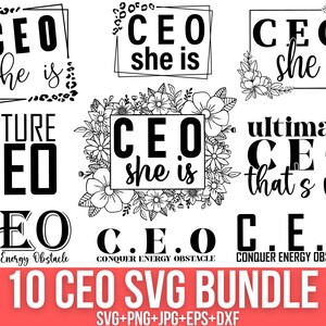 Ensemble Svg PDG, Svg entrepreneur, Citations Fille Patron, Svg Fille Patron, Svg Hustle, Svg Entreprise, Svg PDG, Svg Motivation, Maman Patron Pour Cricut