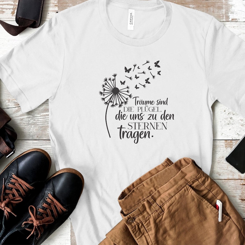 German Dandelions Svg Bundle, Dandelions Quotes, Dandelions Svg, Plotter file Svg, German Svg, Motivational Sayings, Floral Svg, For Cricut image 4