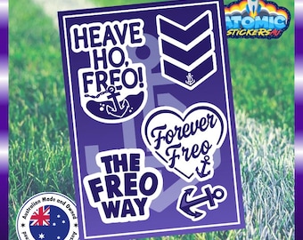 Fremantle Dockers Sticker Bogen - Heave Ho Freo - AFL Fan Pack