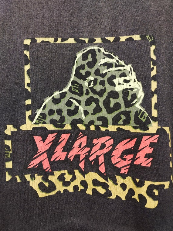 vintage 90s X Large leopard design OG streetwear … - image 6