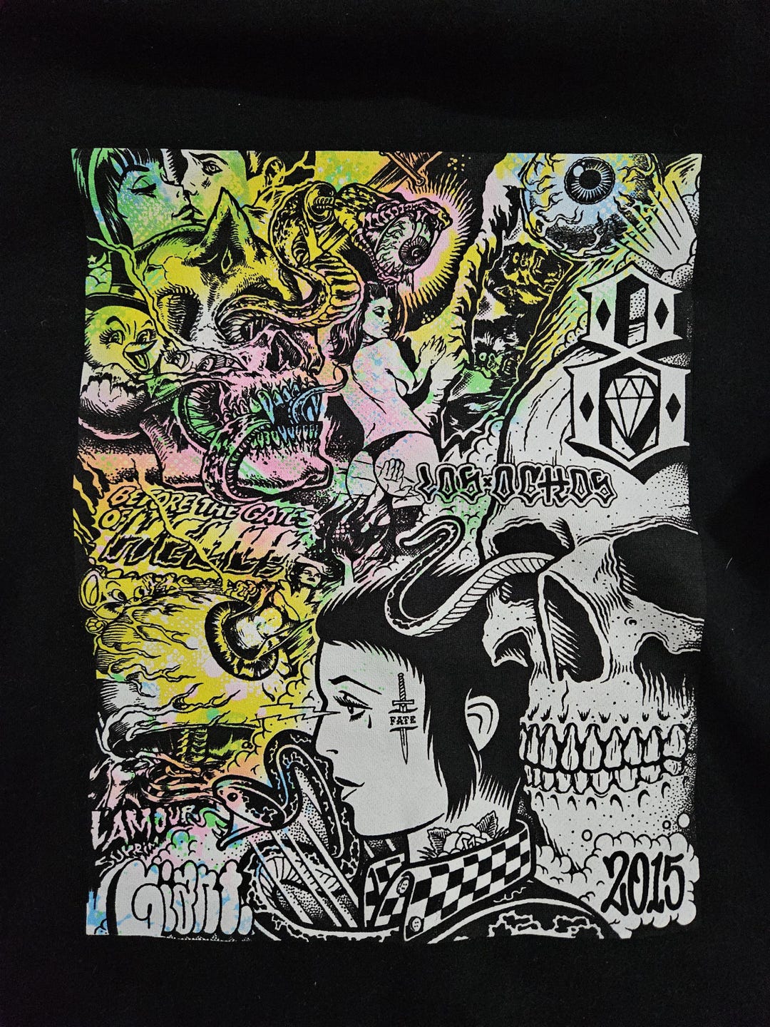 Rebel8 x Mishka フルジップ パーカー – レア ストリートウェア、XL